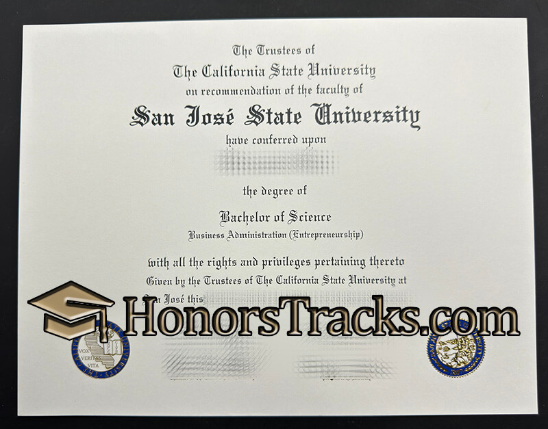 Order San Jose State University diploma