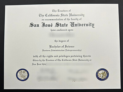 get San Jose State University diploma