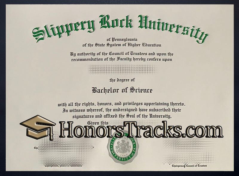 Buy Slippery Rock University diploma