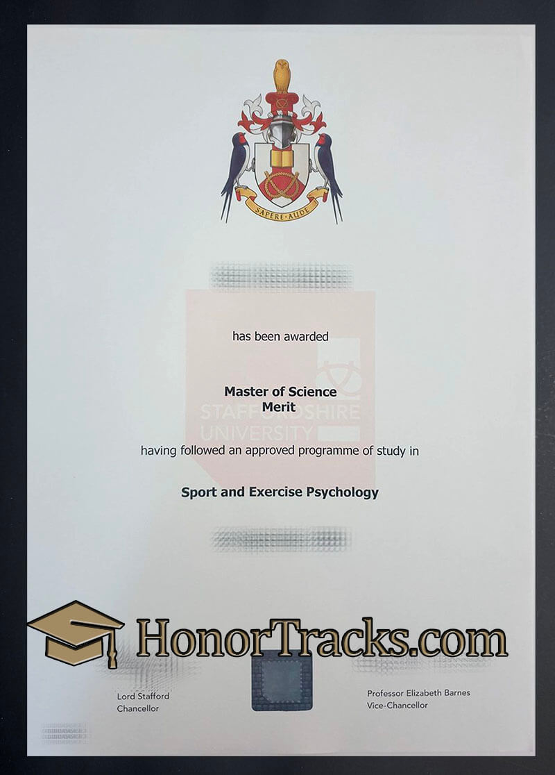 Order Staffordshire University diploma