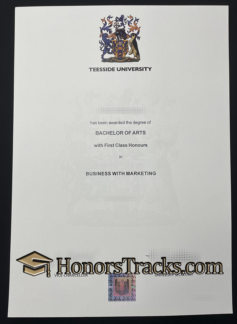 buy Teesside University diploma