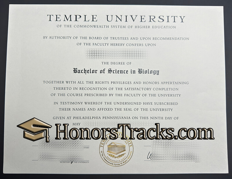 Buy Temple University diploma