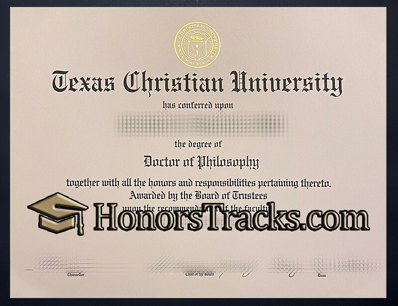 buy Texas Christian University diploma