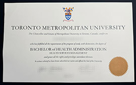Buy Toronto Metropolitan University diploma