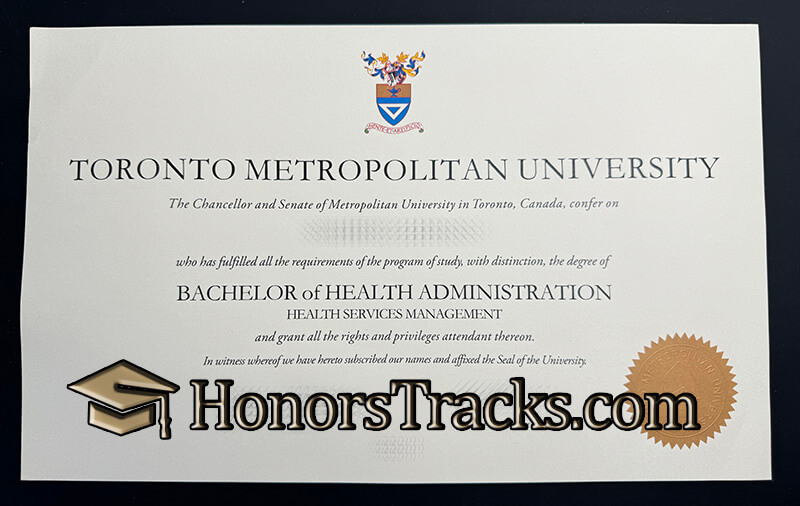 Order Toronto Metropolitan University diploma