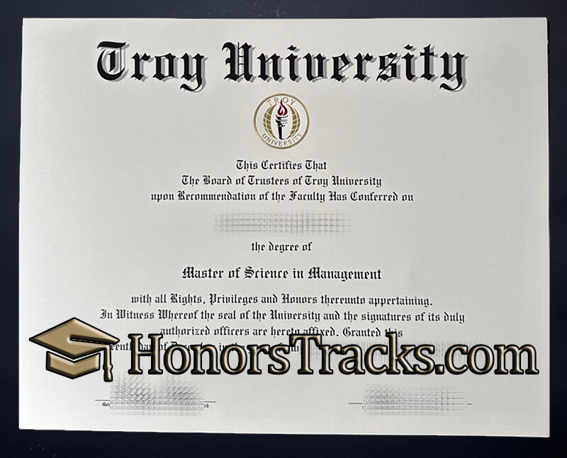 Make Troy University diploma