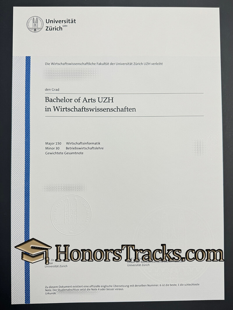 Buy University of Zurich diploma