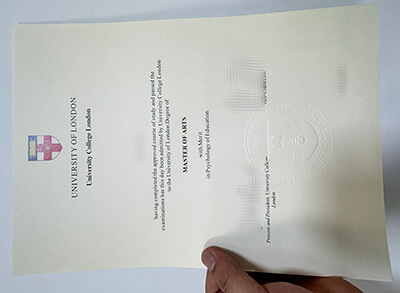 order University College London diploma