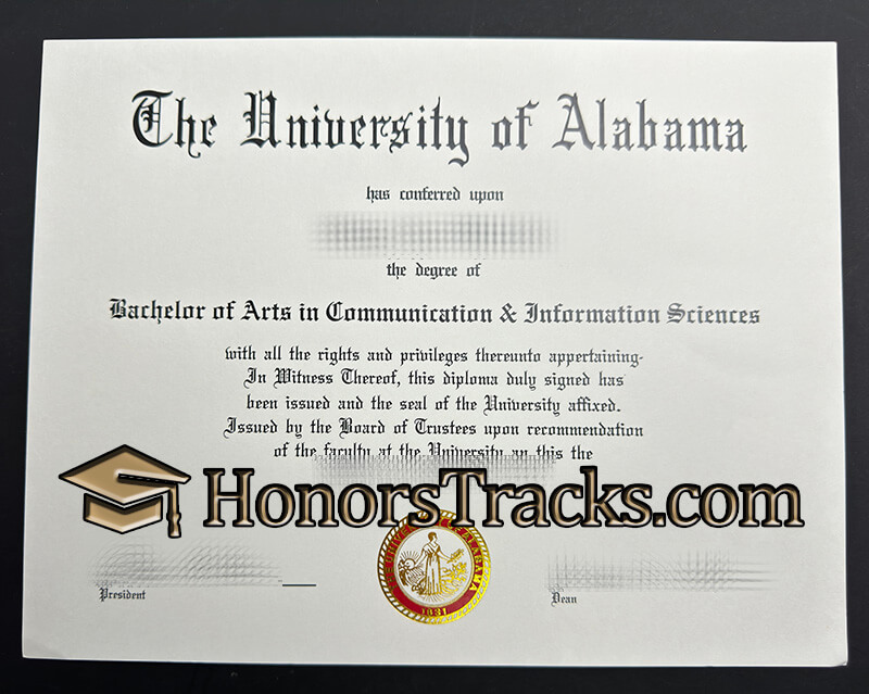 get a University of Alabama diploma