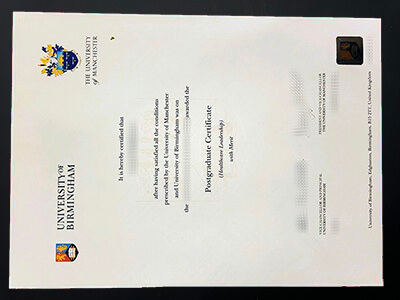 Buy University of Birmingham diploma