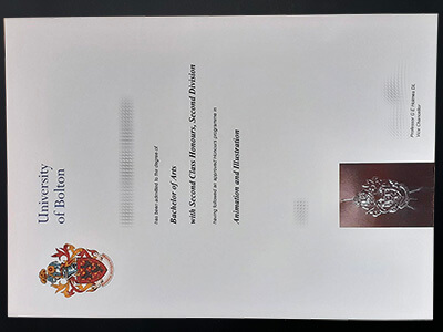 University of Bolton degree