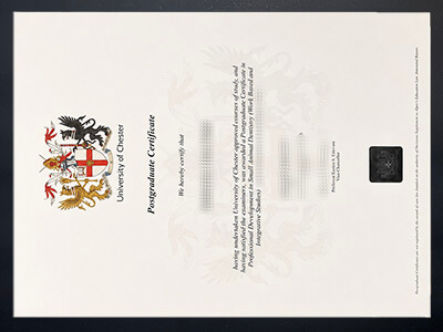 Order University of Chester diploma