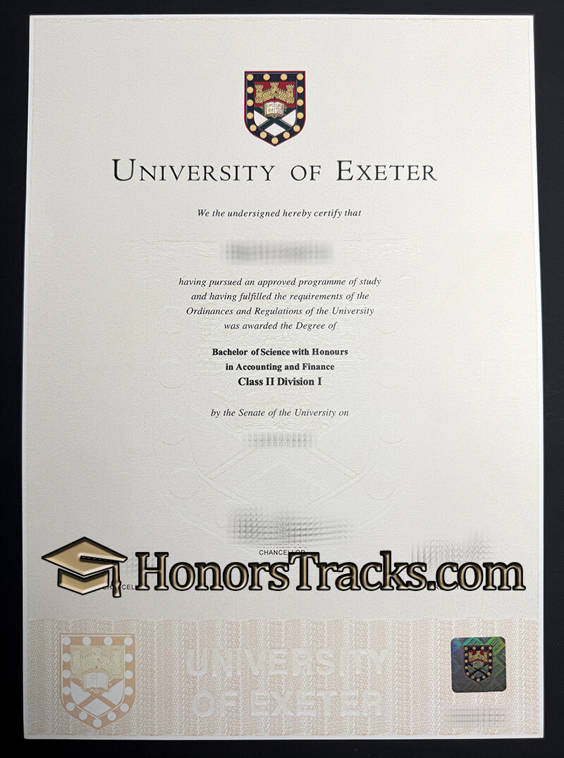 Buy University of Exeter diploma