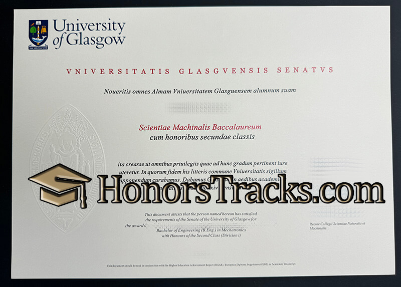 Buy University of Glasgow diploma