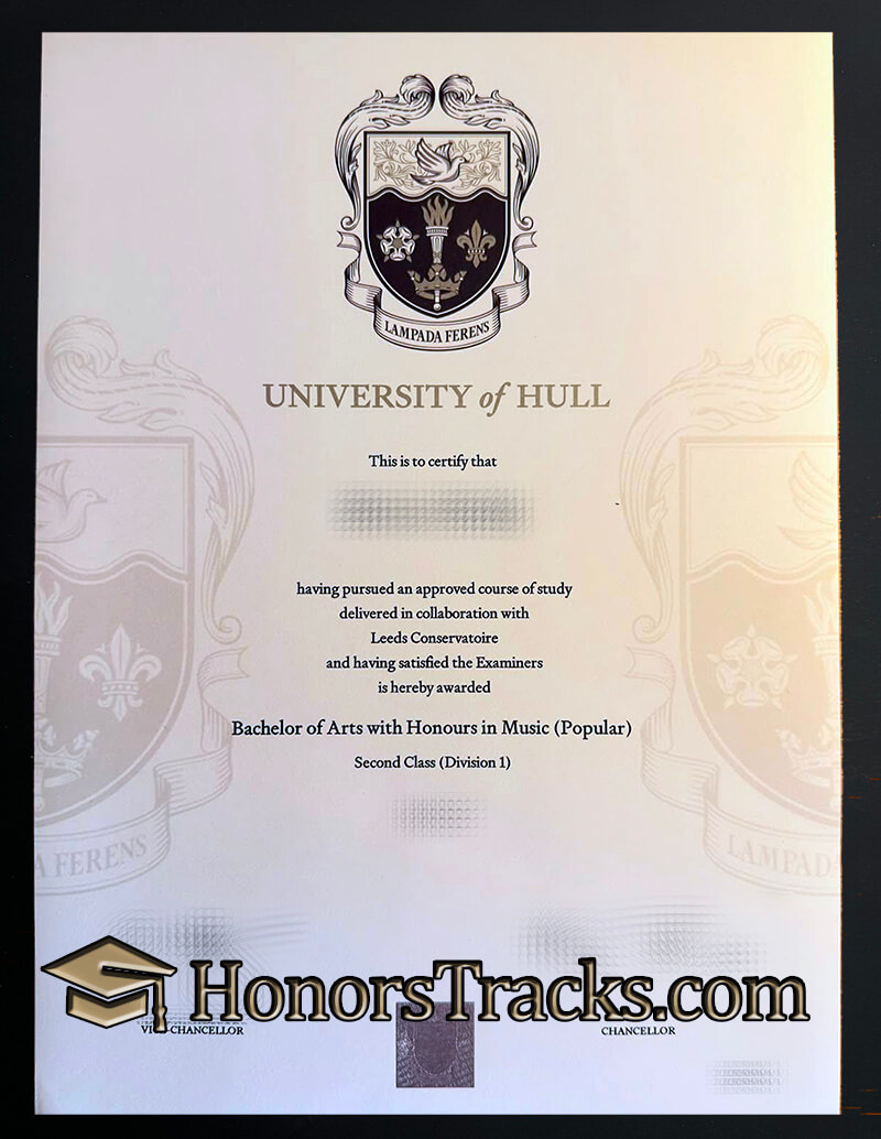 Buy University of Hull diploma