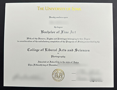 buy University of Iowa diploma
