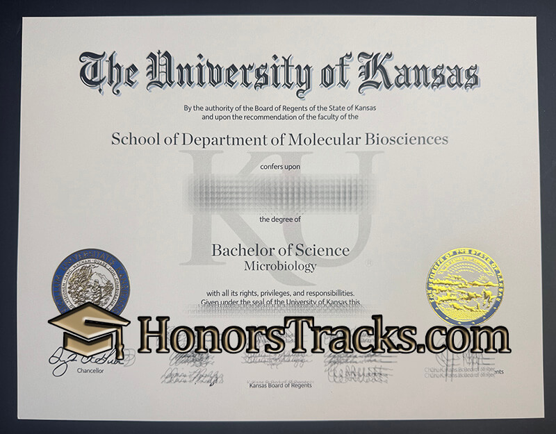 get University of Kansas diploma