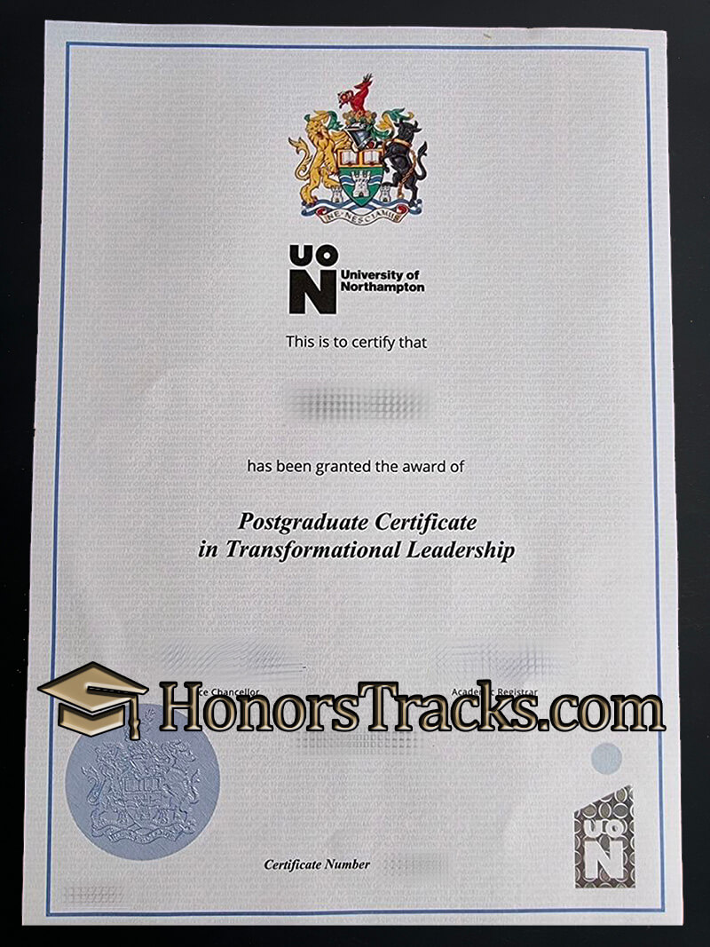 Buy University of Northampton diploma