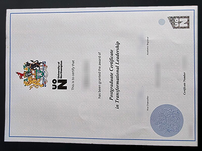 buy University of Northampton certificate