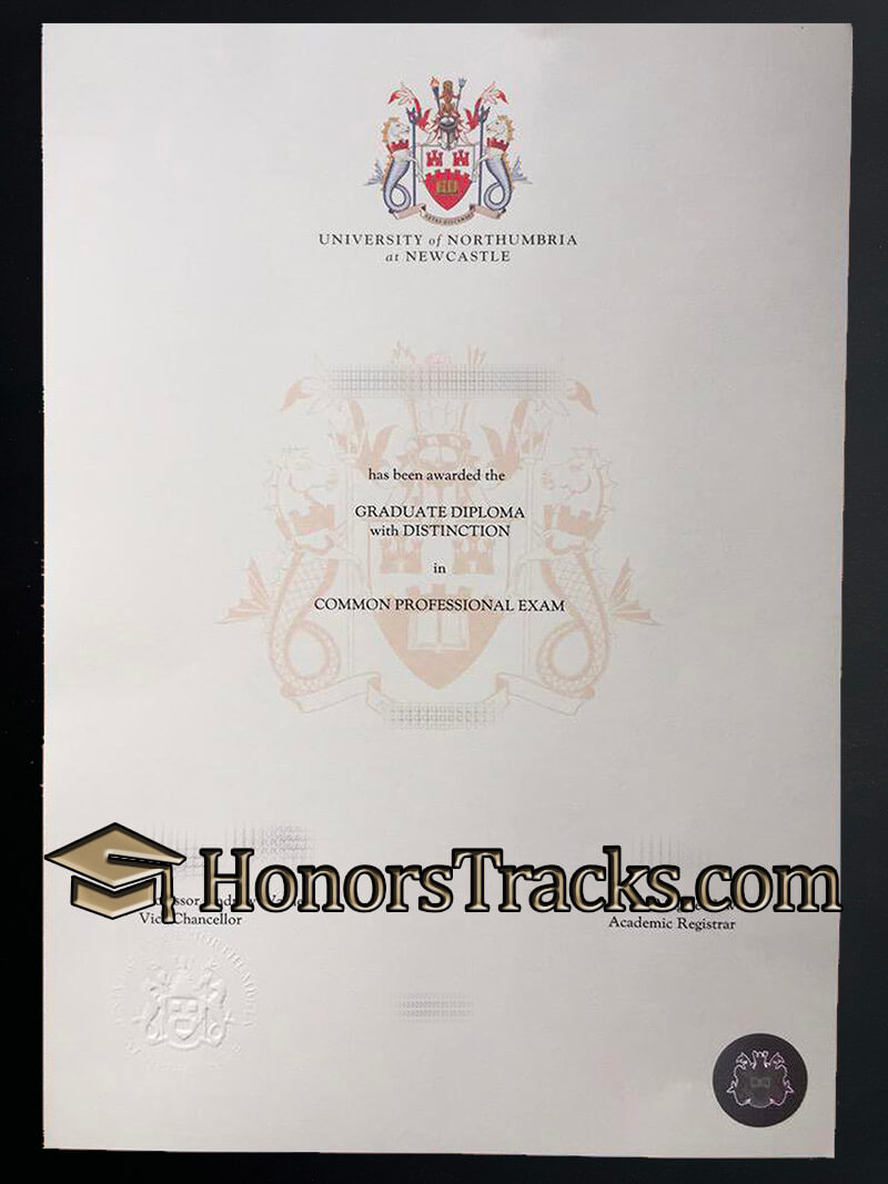 Northumbria University diploma