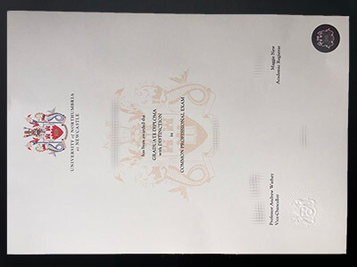 order Northumbria University certificate