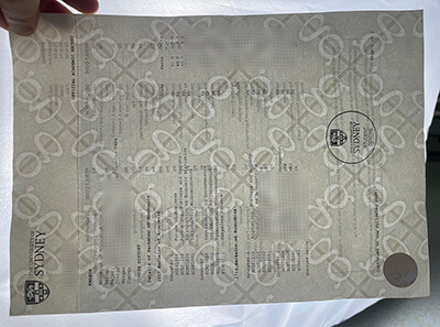 order University of Sydney diploma