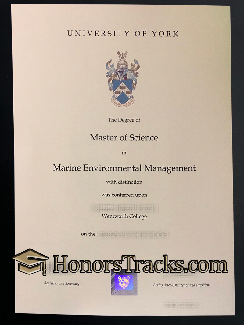 How to get University of York diploma?