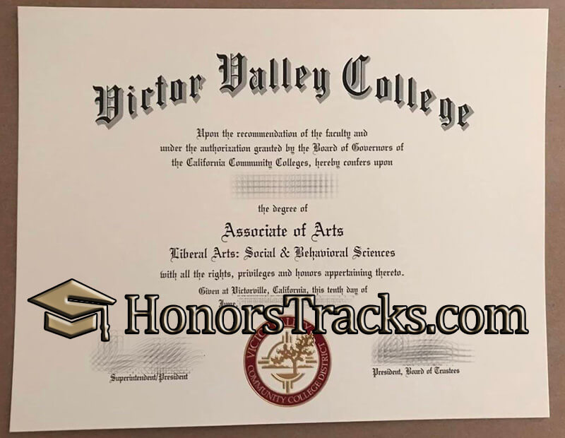 Buy Victor Valley College diploma