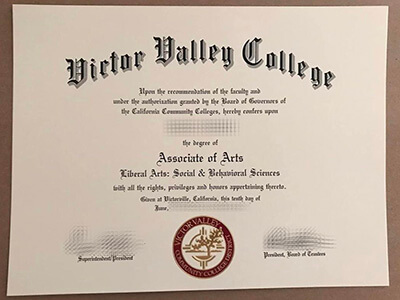 Order Victor Valley College diploma