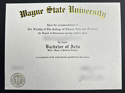 get Wayne State University diploma