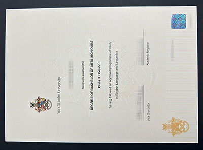 Make York St John University diploma