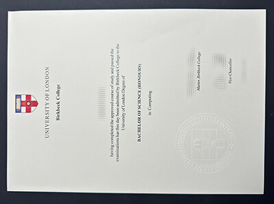Birkbeck College University of London diploma