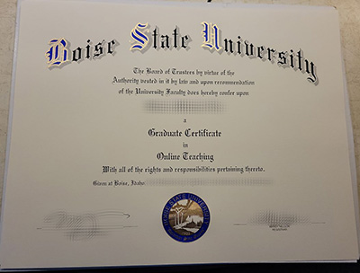 Make Boise State University diploma