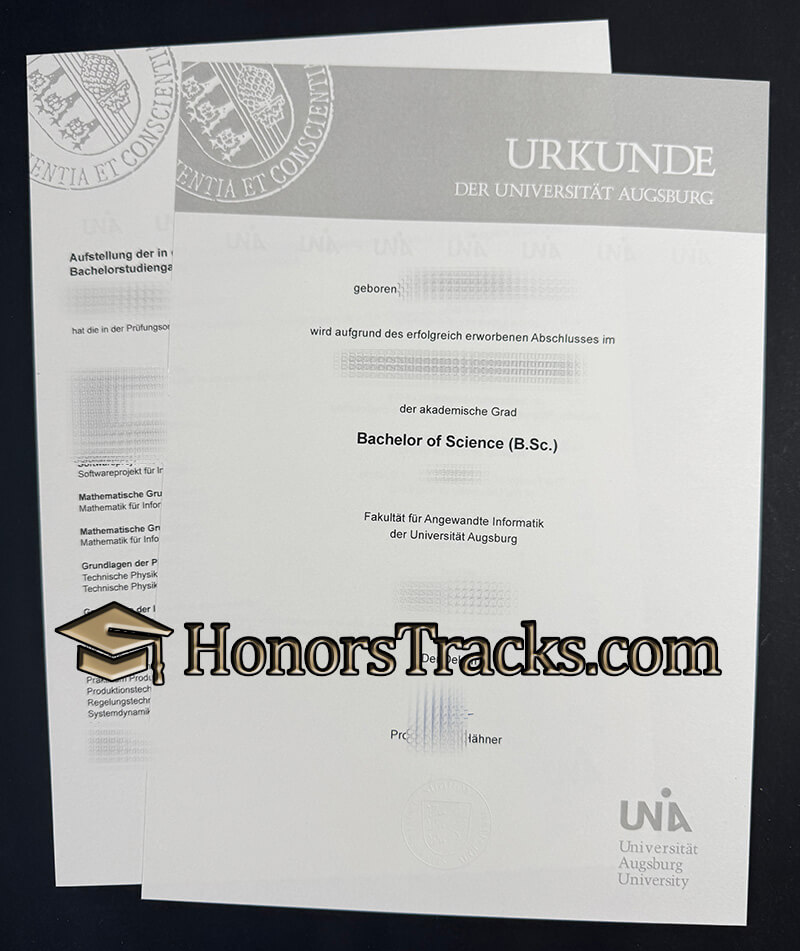 Buy Universität Augsburg diploma