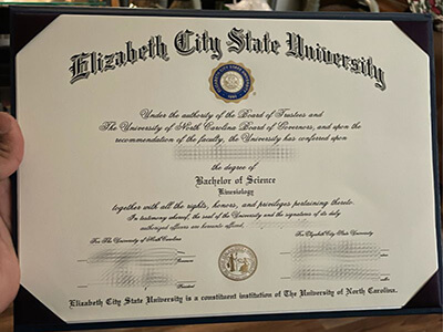 Make Elizabeth City State University diploma