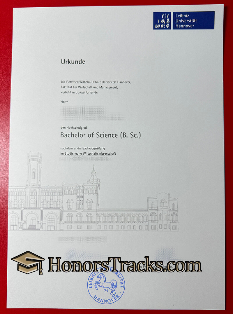 Leibniz Universität Hannover Urkunde