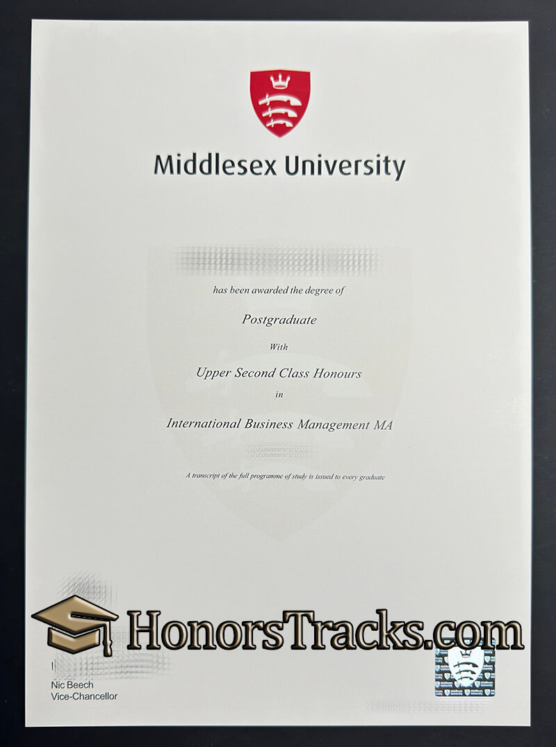 buy Middlesex University diploma