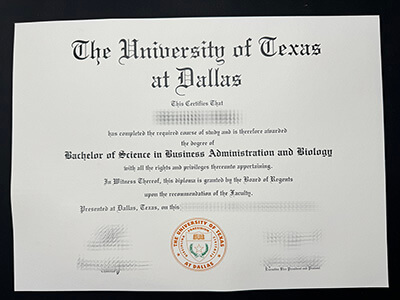 Make UT Dallas diploma