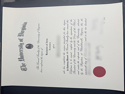 Make University of Virginia diploma
