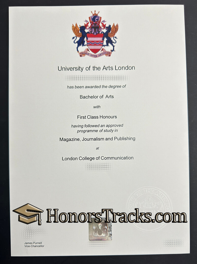 order UAL diploma