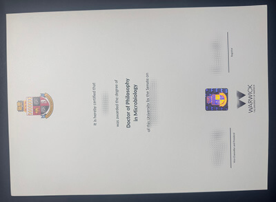 make Unviersity of Warwick diploma